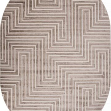 Ковер DIOS ( ДИОС) F412 - BEIGE ( Овал )