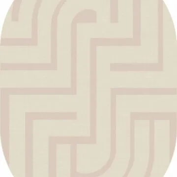Ковер DIOS ( ДИОС) F439 - LIGHT CREAM ( Овал )