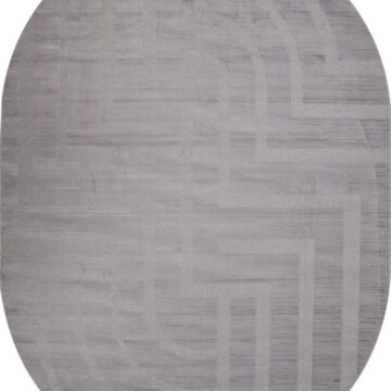 Ковер DIOS ( ДИОС) F439 - GRAY ( Овал )