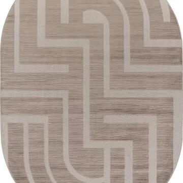Ковер DIOS ( ДИОС) F439 - BEIGE ( Овал )