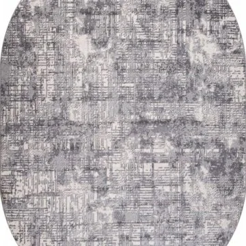 Ковер TORNADO ( ТОРНАДО ) F050 - GRAY ( Овал )