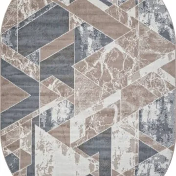 Ковер SIERRA ( СИЕРРА ) F354 - BEIGE-BLUE ( Овал )