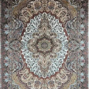 Ковер KUM ( КУМ ) 9054 - BEIGE / LACIVERT
