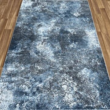 Ковер VEGA ( ВЕГА ) 0966A - B.ANTHRACITE / L.BLUE