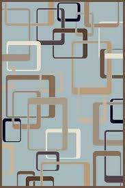 Ковер VALENCIA DELUXE ( ВАЛЕНСИЯ ДЕЛЮКС ) d254 - L.BLUE-BROWN