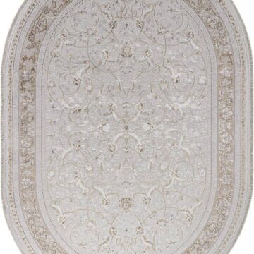 Ковер ZARINA ( ЗАРИНА ) M101B - CREAM / CREAM  ( Овал )