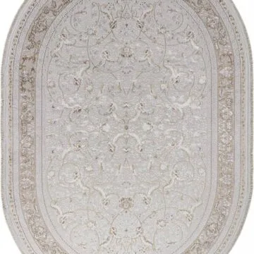 Ковер ZARINA ( ЗАРИНА ) M101B - CREAM / CREAM  ( Овал )