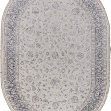 Ковер JASMINE ( ЖАСМИН ) 35831Z - CREAM / L.GREY ( Овал )
