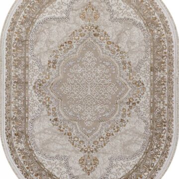 Ковер MOSSO ( МОССО ) 27226 - BEIGE / BEIGE ( Овал )