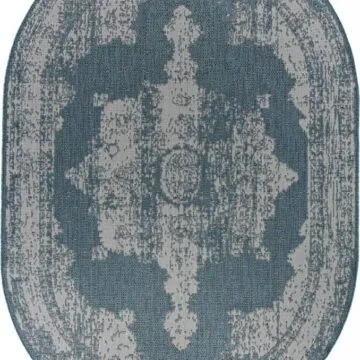 Ковер KAIR ( КАИР) S129 - BLUE ( Овал )