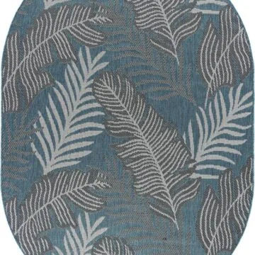 Ковер KAIR ( КАИР) S132 - BLUE ( Овал )
