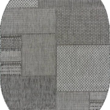 Ковер KAIR ( КАИР) S139 - DARK GRAY ( Овал )