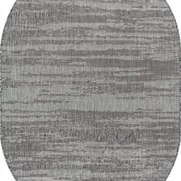Ковер KAIR ( КАИР) S143 - DARK GRAY ( Овал )