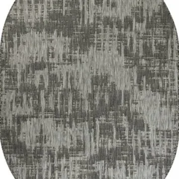 Ковер KAIR ( КАИР) S144 - GRAY ( Овал )