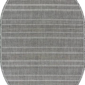 Ковер KAIR ( КАИР) S157 - DARK GRAY ( Овал )