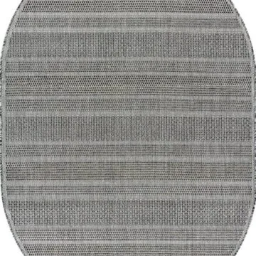 Ковер KAIR ( КАИР) S157 - DARK GRAY ( Овал )