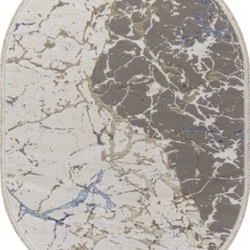 Ковер MOSSO ( МОССО ) 27231 - GRY / BLUE ( Овал )