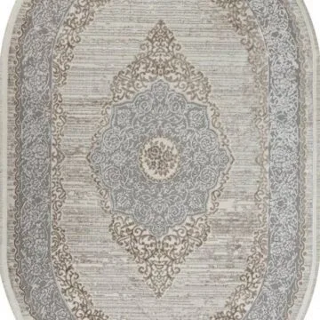 Ковер MARMARIS ( МАРМАРИС ) 26913A - GRY / D.BEIGE ( Овал )