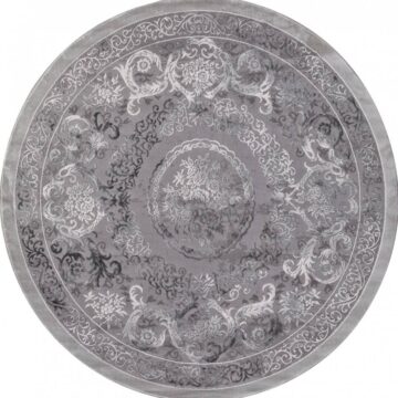 Ковер ARMINA ( АРМИНА ) 03760А - GREY / GREY ( Круг )