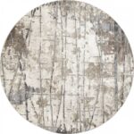 Ковер ARMINA ( АРМИНА ) 03802А - GREY / BROWN ( Круг )
