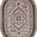 Ковер ARMINA ( АРМИНА ) 04037А - BROWN / BROWN ( Овал )