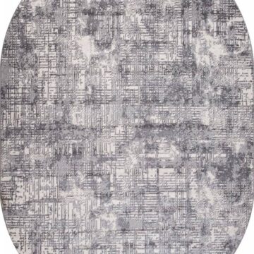 Ковер TORNADO ( ТОРНАДО ) F050 - GRAY ( Овал )