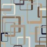 Ковер VALENCIA DELUXE ( ВАЛЕНСИЯ ДЕЛЮКС ) d254 - L.BLUE-BROWN