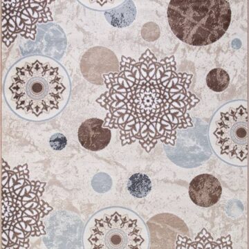 Ковер VALENCIA DELUXE ( ВАЛЕНСИЯ ДЕЛЮКС ) d309 - CREAM-BROWN