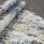 Ковер ANTEP ( АНТЕП ) O1699 - 630 CREAM / BLUE ( Овал )
