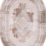 Ковер ARMINA ( АРМИНА ) 03704A - BROWN / BROWN ( Овал )