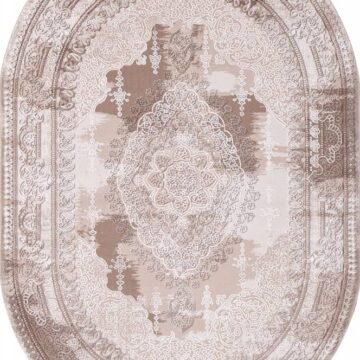 Ковер ARMINA ( АРМИНА ) 03704A - BROWN / BROWN ( Овал )