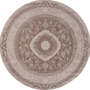 Ковер ARMINA ( АРМИНА ) 03874B - BROWN / BROWN ( Круг )