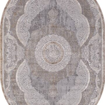 Ковер ARMINA ( АРМИНА ) 03880C - GREY / BROWN ( Овал )