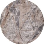 Ковер ARMINA ( АРМИНА ) 04022C - GREY / BROWN ( Круг )