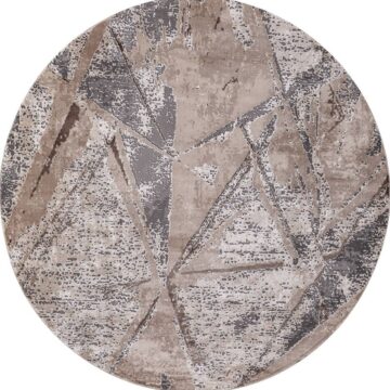 Ковер ARMINA ( АРМИНА ) 04022C - GREY / BROWN ( Круг )