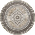 Ковер ARMINA ( АРМИНА ) 04037C - GREY / BROWN ( Круг )
