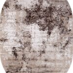Ковер ARMINA ( АРМИНА ) 04047B - DARK BROWN ( Овал )