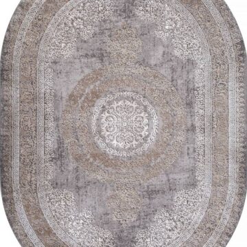 Ковер ARMINA ( АРМИНА ) 04073C - GREY / BROWN ( Овал )