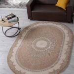 Ковер ARMINA ( АРМИНА ) 04076A - BROWN / BROWN ( Овал )
