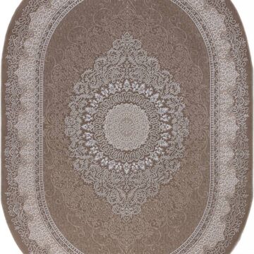 Ковер ARMINA ( АРМИНА ) 04076A - BROWN / BROWN ( Овал )