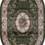 Ковер COLIZEY ( КОЛИЗЕЙ ) D066 - GREEN ( Овал )