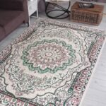 Ковер DARGA ( ДАРГА ) F670 - CREAM - GREEN