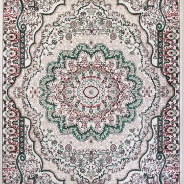 Ковер DARGA ( ДАРГА ) F670 - CREAM - GREEN