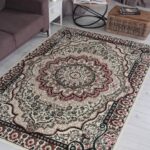 Ковер DARGA ( ДАРГА ) F670 - CREAM - RED