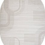 Ковер DIOS ( ДИОС) F437 - CREAM ( Овал )