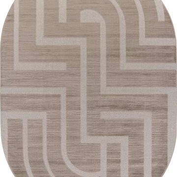 Ковер DIOS ( ДИОС) F439 - BEIGE ( Овал )