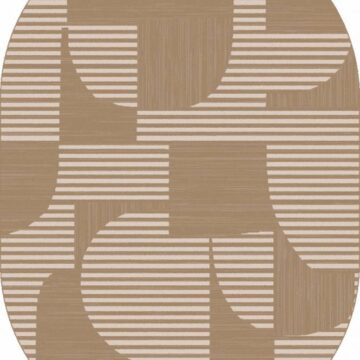 Ковер DIOS ( ДИОС) F440 - LIGHT BEIGE ( Овал )
