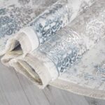 Ковер EFSAN ( ИФСАН ) L252A - CREAM SHRINK / BLUE FDY ( Овал )