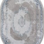 Ковер EFSAN ( ИФСАН ) L278A - CREAM SHRINK / BLUE FDY ( Овал )