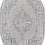 Ковер EFSAN ( ИФСАН ) Q011A - BEIGE SHRINK / GREY FDY ( Овал )